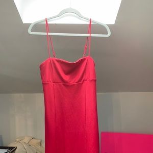 Red short urban outfitters dress